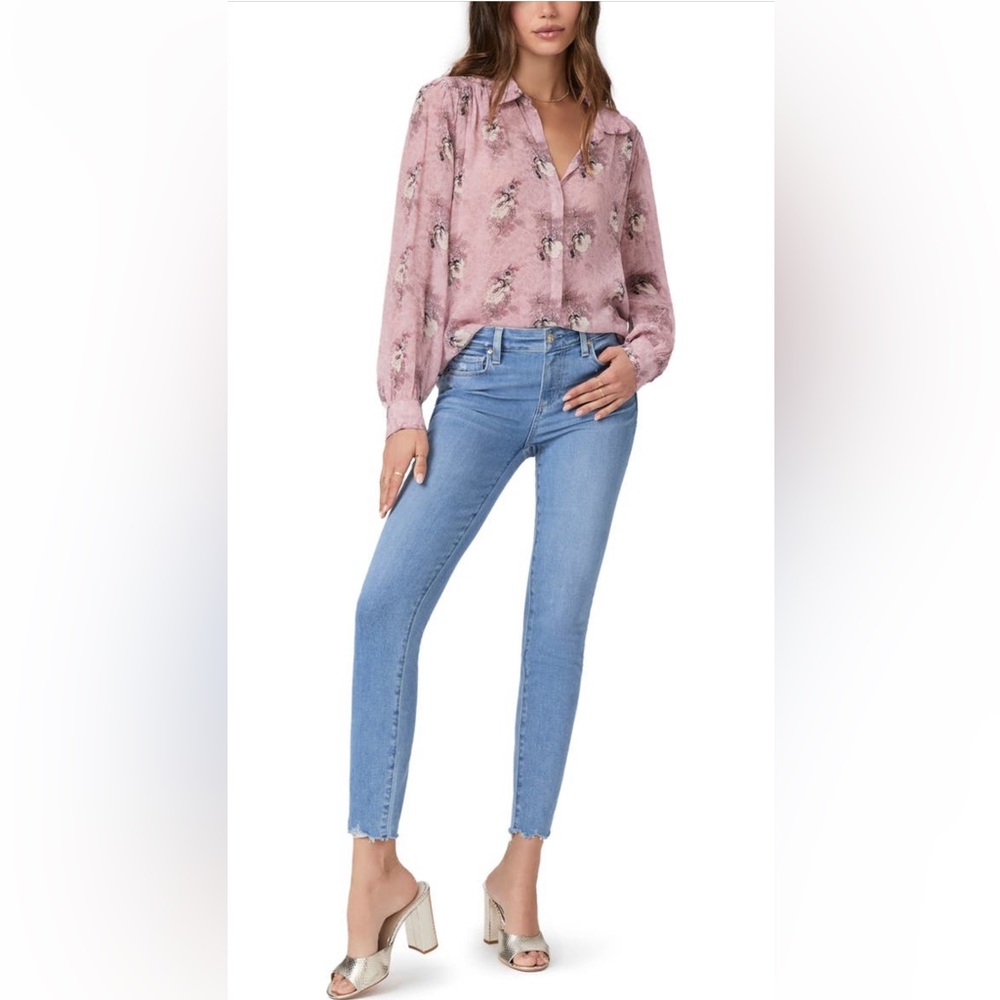 PAIGE Verdugo Distressed Ankle Jeans